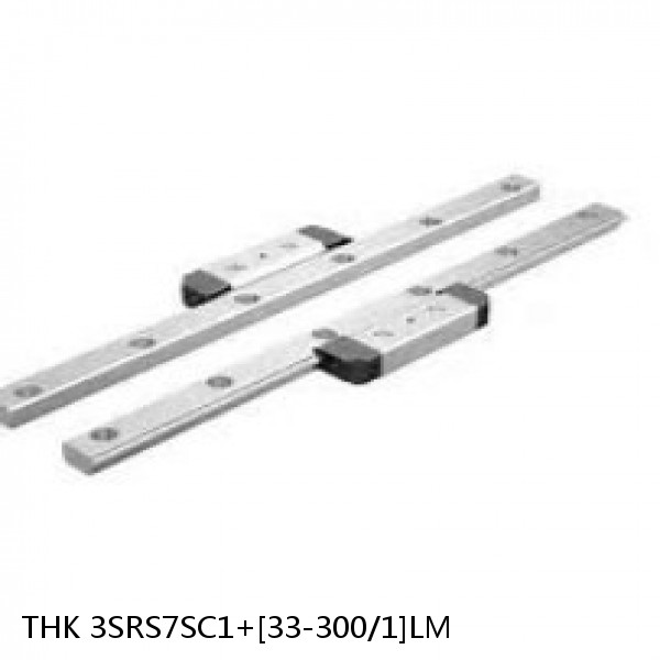 3SRS7SC1+[33-300/1]LM THK Miniature Linear Guide Caged Ball SRS Series