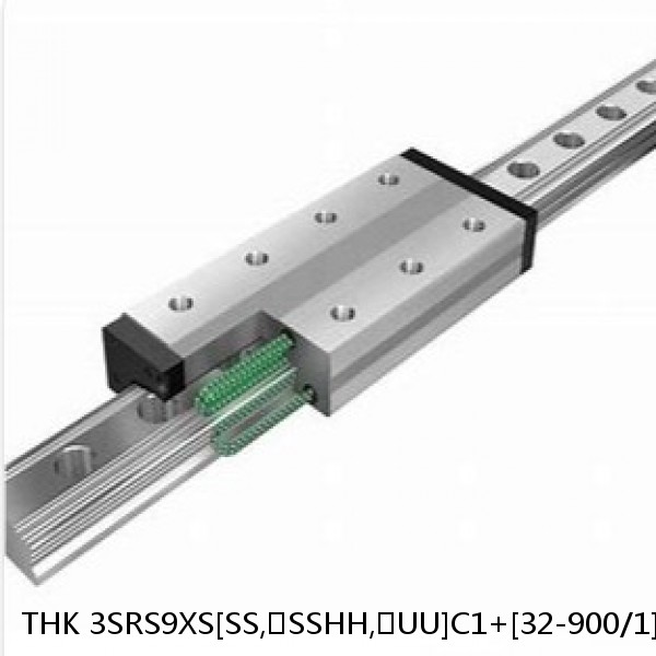3SRS9XS[SS,​SSHH,​UU]C1+[32-900/1]LM THK Miniature Linear Guide Caged Ball SRS Series