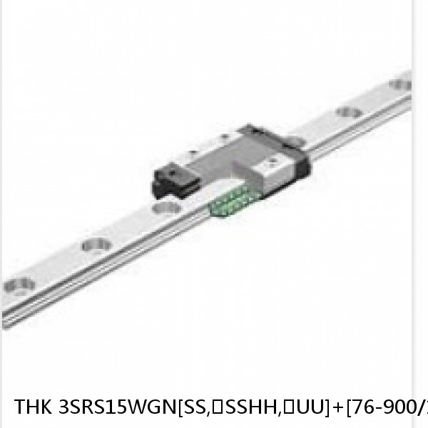 3SRS15WGN[SS,​SSHH,​UU]+[76-900/1]L[H,​P]M THK Miniature Linear Guide Full Ball SRS-G Accuracy and Preload Selectable