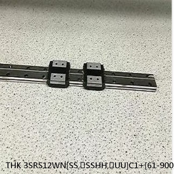 3SRS12WN[SS,​SSHH,​UU]C1+[61-900/1]L[H,​P]M THK Miniature Linear Guide Caged Ball SRS Series