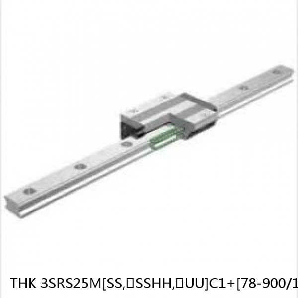 3SRS25M[SS,​SSHH,​UU]C1+[78-900/1]L[H,​P]M THK Miniature Linear Guide Caged Ball SRS Series
